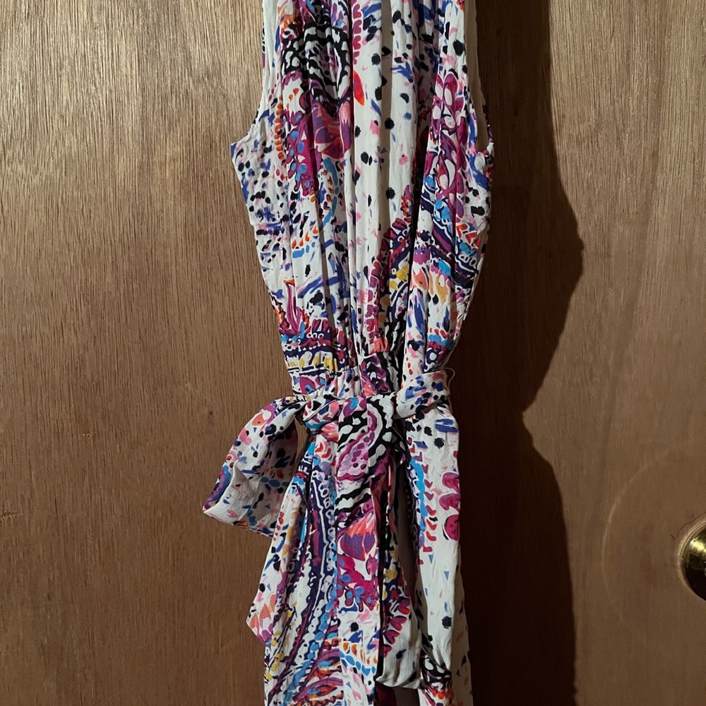 Anthropologie Multicolor Asymmetrical Jumpsuit